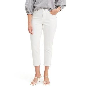 Levi’s White Classic Crop Jeans Size 29